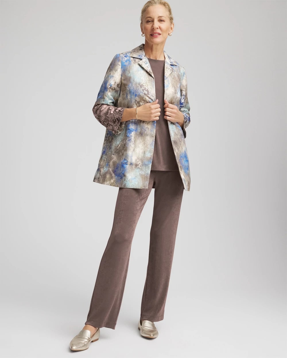 Maeve Floral Jacquard Jacket at MarketFair Shoppes in Princeton, NJ